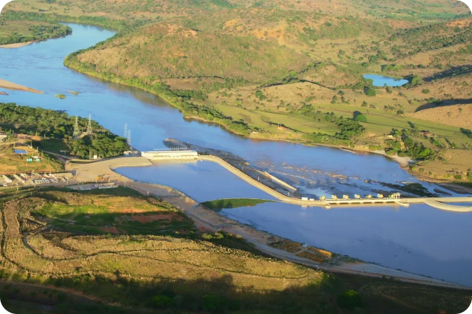 Imagem da Hidrelétrica de Baguari