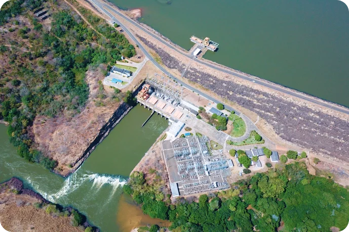 Imagem da Hidrelétrica de Boa Esperança
