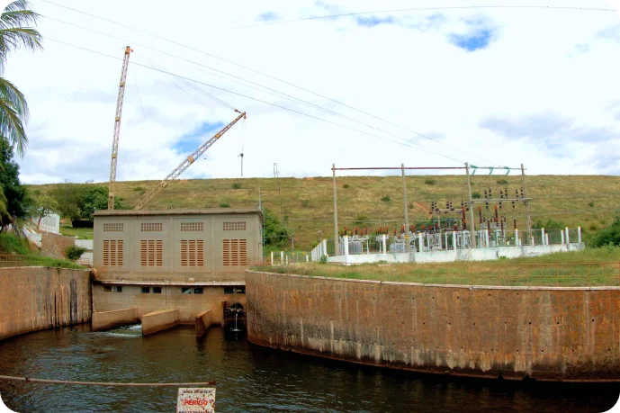 Imagem da Hidrelétrica de Curemas