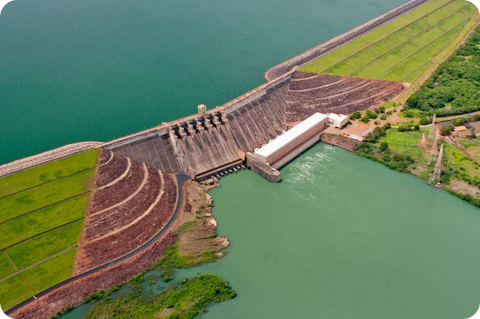 Imagem da Hidrelétrica de Intubiara