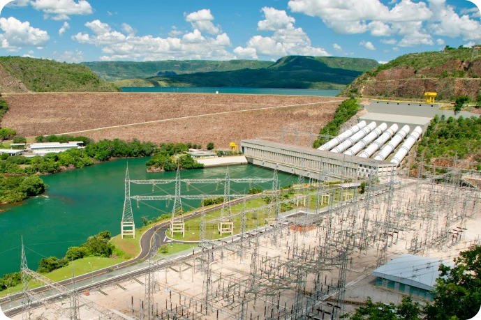 Imagem da Hidrelétrica de Luiz Carlos Barreto de Carvalho