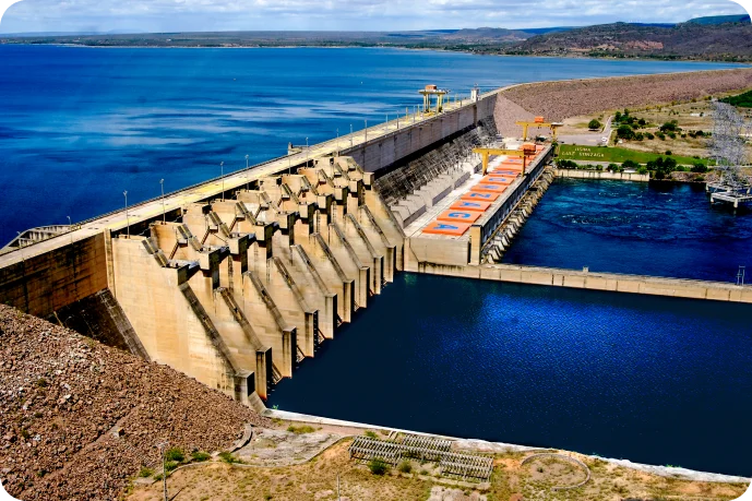 Imagem da Hidrelétrica de Luiz Gonzaga