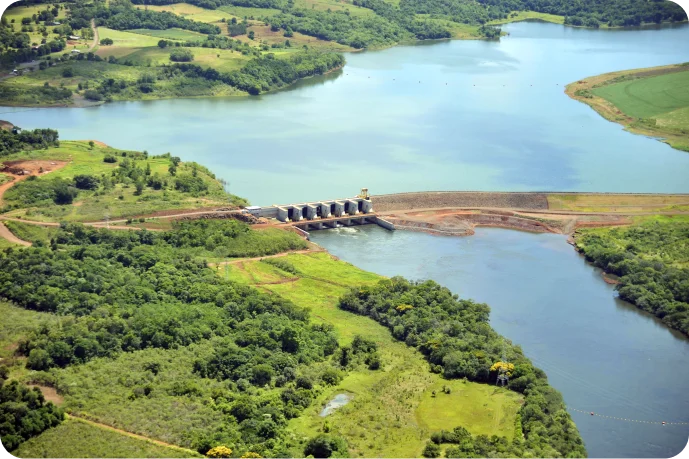 Imagem da Hidrelétrica de Passo São João