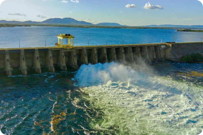 Imagem da Hidrelétrica de Paulo Afonso 1