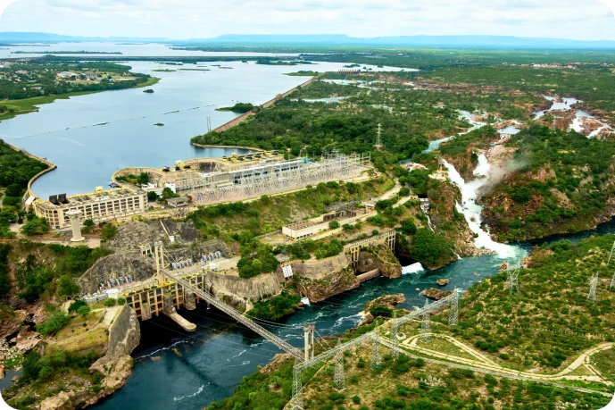 Imagem da Hidrelétrica de Paulo Afonso 3