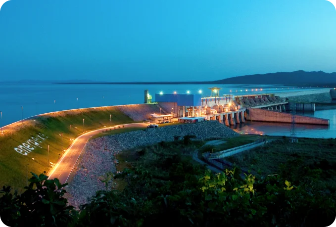 Imagem da Hidrelétrica de Peixe Angical