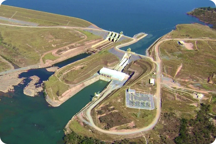Imagem da Hidrelétrica de Retiro Baixo