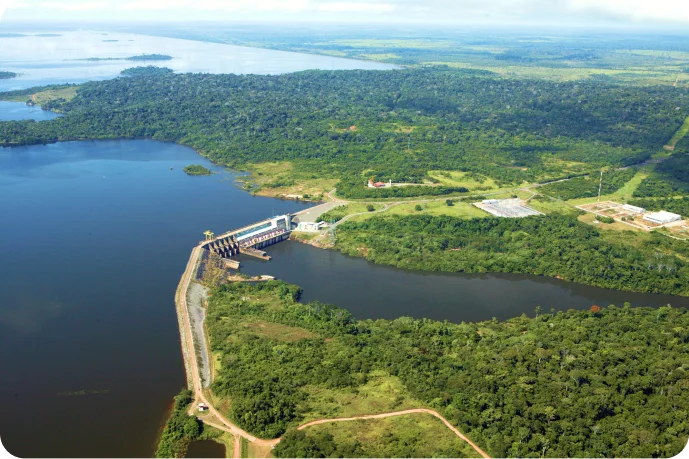 Imagem da Hidrelétrica de Samuel