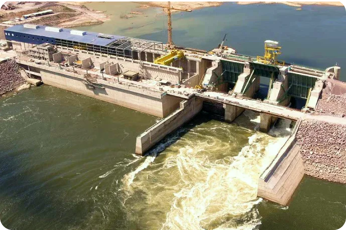 Imagem da Hidrelétrica de São Manuel