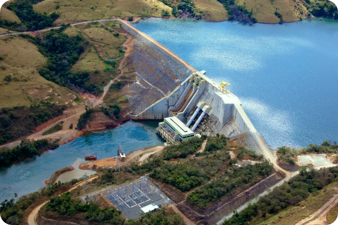 Imagem da Hidrelétrica de Serra Falcão