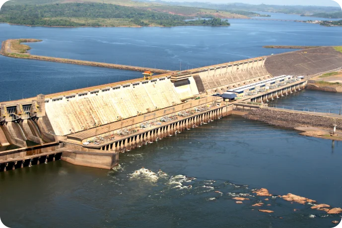 Imagem da Hidrelétrica de Tucuruí